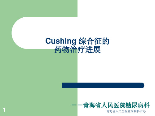 Cushing综合征的药物治疗进展