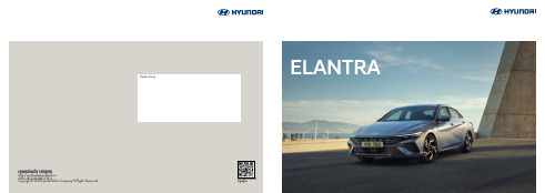 新Hyundai ELANTRA用户手册说明书