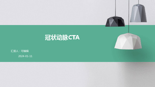 冠状动脉CTAx