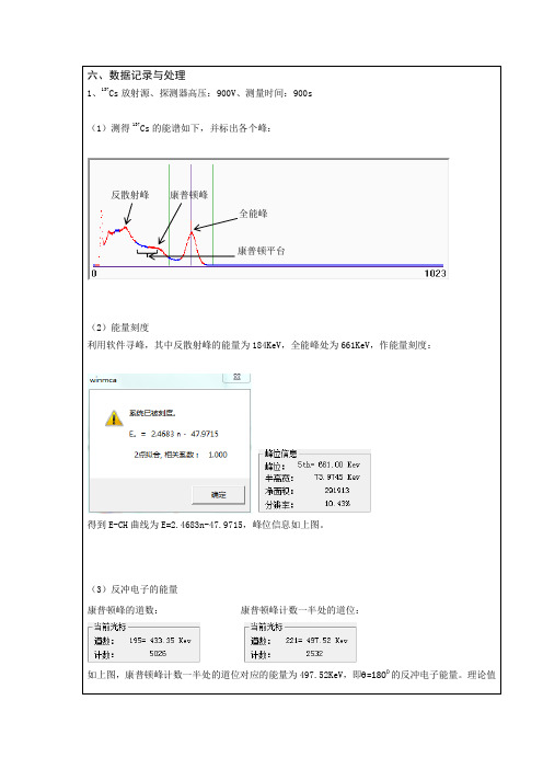 碘化钠闪烁谱仪数据处理