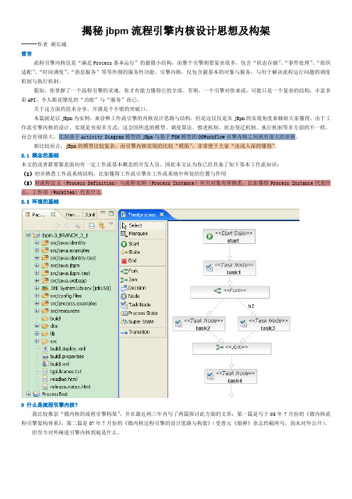 揭秘jbpm流程引擎内核设计思想及构架