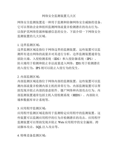 网络安全监测装置几大区