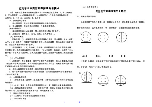 图形数字推理技巧