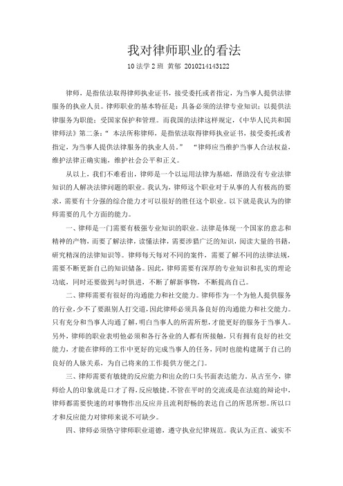 律师实务论文