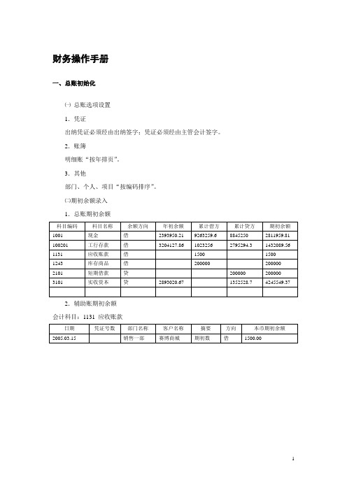 财务操作手册