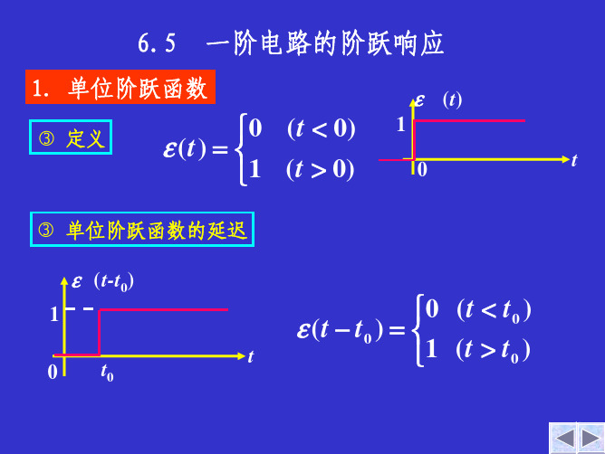 阶跃响应与冲激响应1