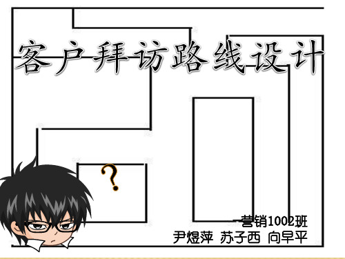 客户拜访路线PPT