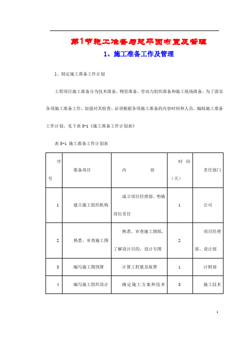 某园林工程第Ⅱ标段施工组织设计