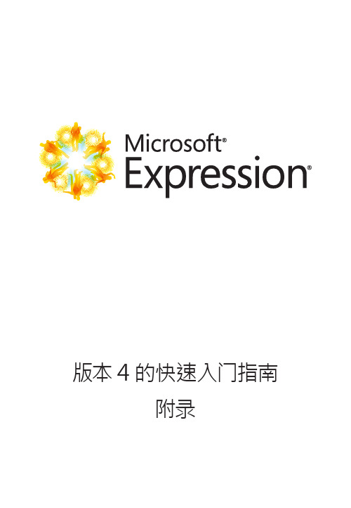 Microsoft Expression 4 快速入门