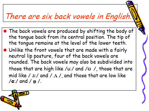 back vowels