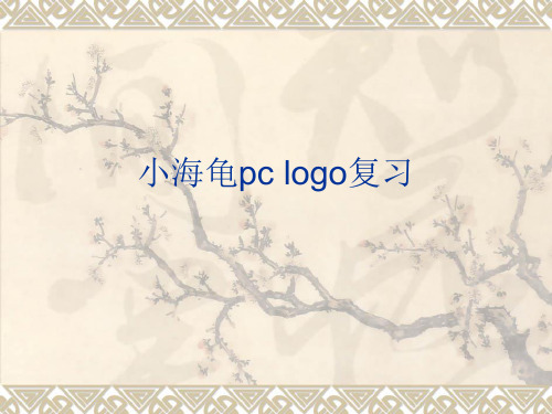 小海龟pc logo复习