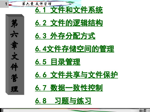 计算机操作系统第三版课件 第六章