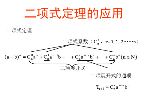 高二数学二项式定理的应用