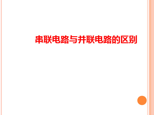 初中物理  连接串联电路和并联电路3 沪科版优秀课件