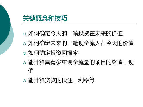 财务管理货币时间价值课件