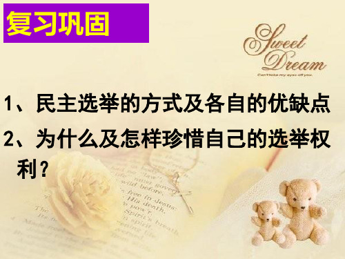 人教版高中政治必修二：2.2民主决策：作出最佳选择(共22张PPT)