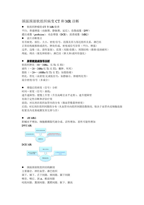 颌面颈部软组织病变CT和MR诊断