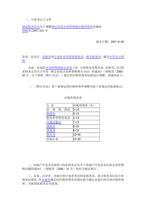 各行业利润率