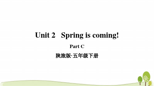 陕旅版英语五年级下Unit2PartC教学课件