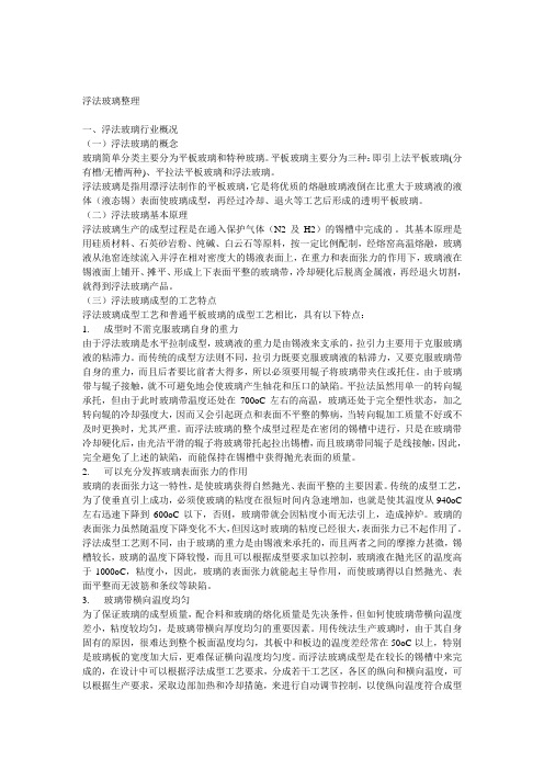 浮法玻璃行业资料整理DOC