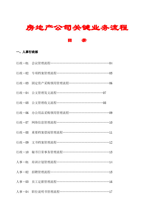 房地产全套业务流程图