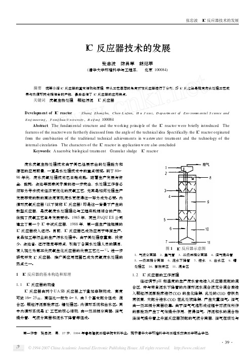 IC反应器技术的发展