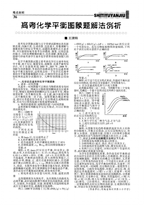 高考化学平衡图象题解法例析