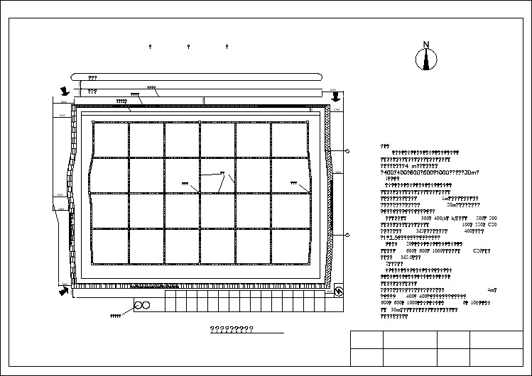 基坑排水平面布置图