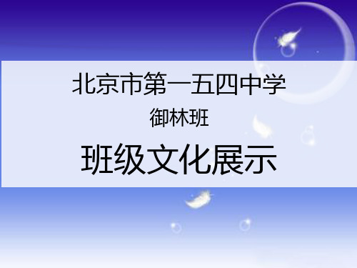 班级文化.ppt