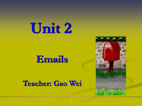 《新编实用英语二》Unit2 Talking