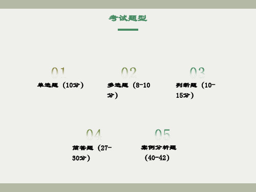 税务筹划考试习题