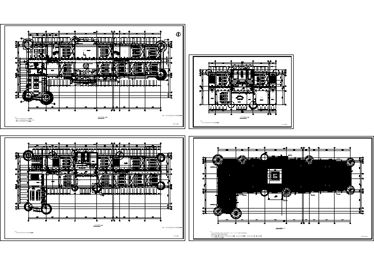 某小学教学楼建筑平面施工全图