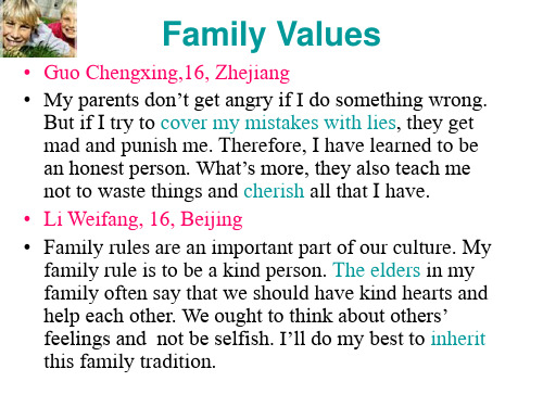 family values