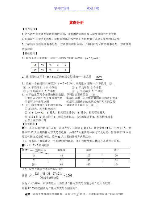 高考数学三轮冲刺押题基础技能闯关夺分必备案例分析(含解析)