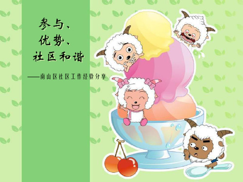 南山区社区工作经验分享