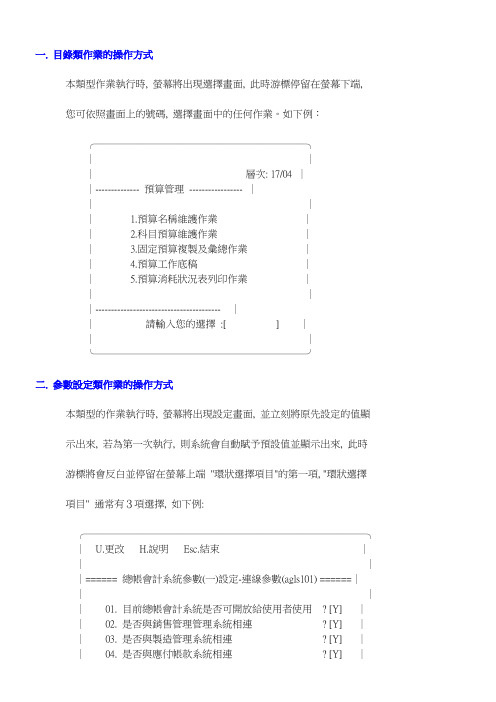 tiptop画面按键操作说明