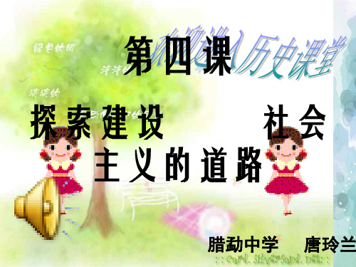 中华书局版-历史-八年级下-第4课 社会主义道路的探索 课件(30页)