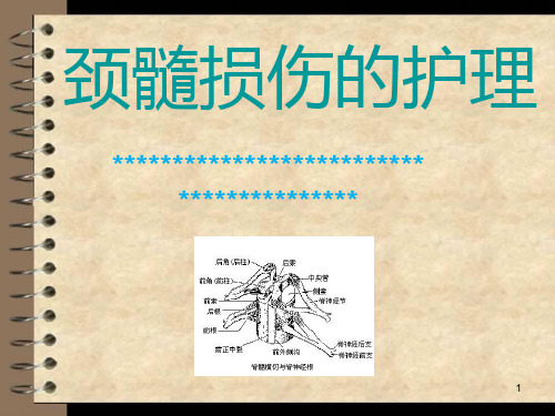 颈髓损伤_的护理PPT课件