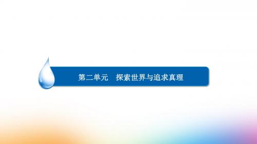 2019年高考政治一轮复习课件:生活与哲学第二单元 探索世界与追求真理第四课 探究世界的本质