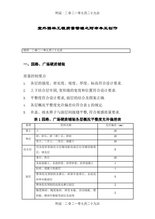 景观及室外管网质量控制要点(08版)