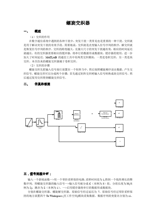 螺旋交织器