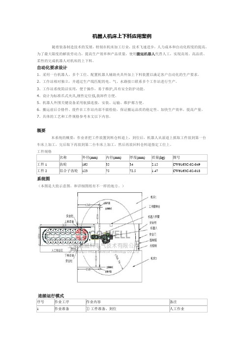 机器人上下料应用案例