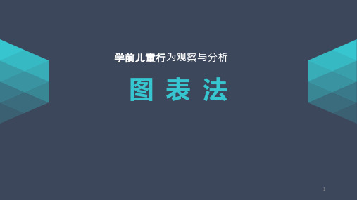 《学前儿童行为观察与分析》—3.3图表法课件