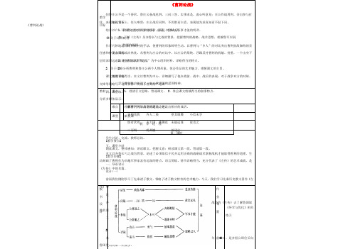 九年级语文下册 第6单元 21(曹刿论战)教案 新人教版 教案