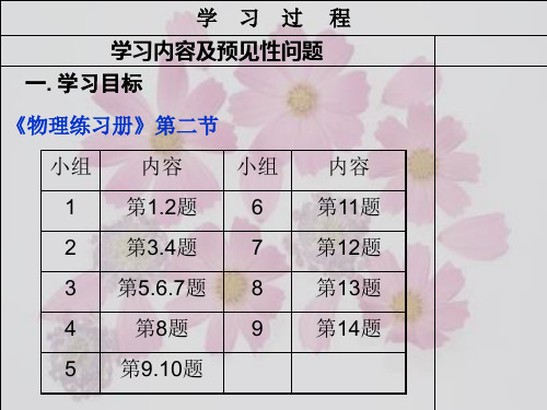 熔化和凝固导学案