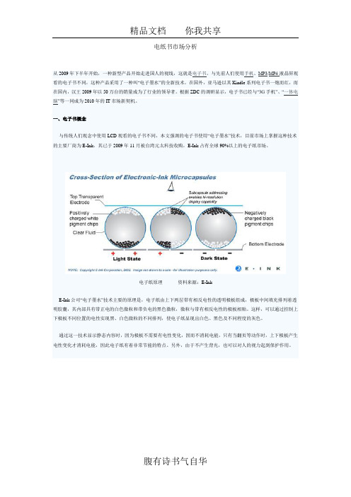 电纸书市场分析