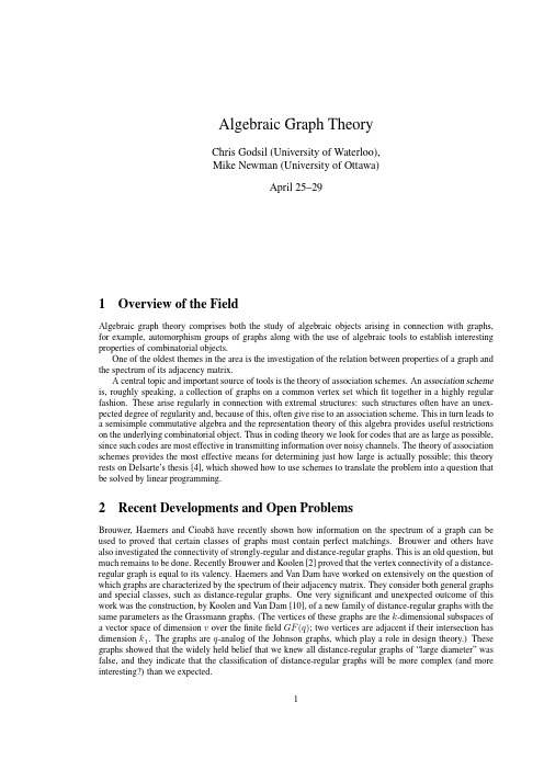 AlgebraicGraphTheory