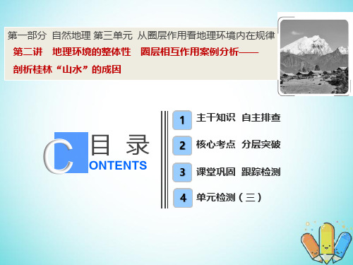 2019版高考地理一轮复习 3.2 地理环境的整体性、圈层相互作用案例分析