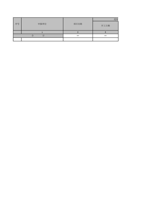 预算报表-信息化投入预算表