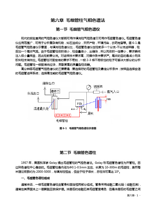 毛细管柱气相色谱法